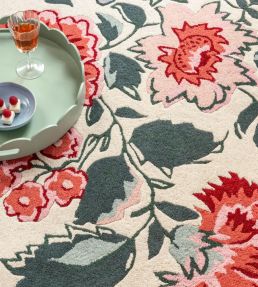Brink & Campman Wendling Floral rug Poppy Red 083100140200 Poppy Red