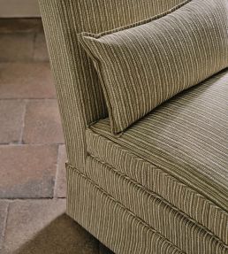 Westcot Stripe Fabric by Colefax And Fowler Red