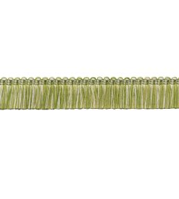 Westport Brush Fringe Trimming by Samuel & Sons Spring Green