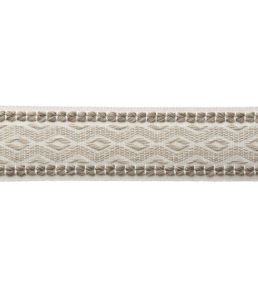 Westport Diamond Border Trimming by Samuel & Sons Parchment