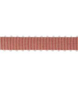 Westport Picot Border Trimming by Samuel & Sons Red Coral