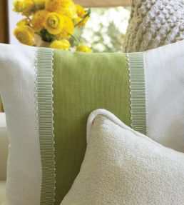 Westport Picot Border Trimming by Samuel & Sons Spring Green