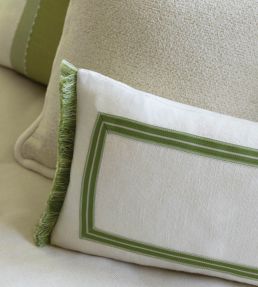 Westport Striped Border Trimming by Samuel & Sons Spring Green
