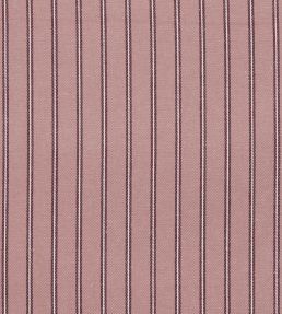 Weymouth Stripe Fabric by Ian Mankin Raspberry/Plum