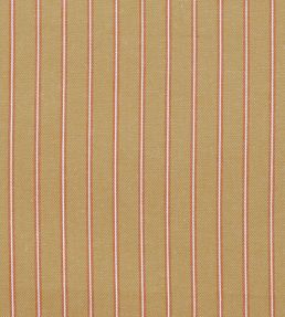 Weymouth Stripe Fabric by Ian Mankin Rust/Mustard