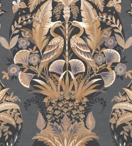 Whisper Wallpaper by Casadeco Noir Fusain