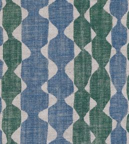 Whittle Fabric by Fermoie Blue/Green