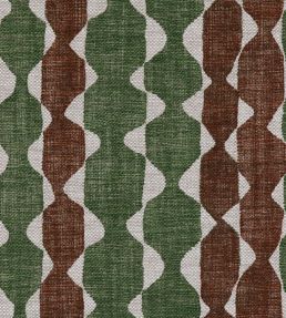 Whittle Fabric by Fermoie Green/Brown