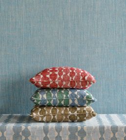 Whittle Fabric by Fermoie Rust Red