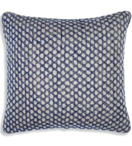 Wicker Cushion 43 x 43cm by Fermoie Blue