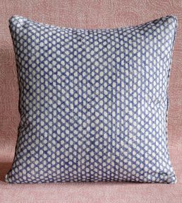 Wicker Cushion 43 x 43cm by Fermoie Blue