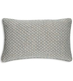Wicker Cushion 43 x 35cm by Fermoie Light Blue