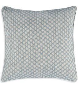 Wicker Cushion 43 x 43cm by Fermoie Light Blue