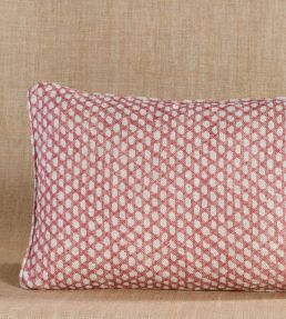Wicker Cushion 43 x 35cm by Fermoie Pink