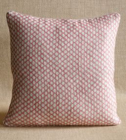 Wicker Cushion 43 x 43cm by Fermoie Pink