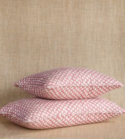 Wicker Cushion 43 x 43cm by Fermoie Pink