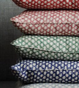 Wicker Cushion 43 x 43cm by Fermoie Light Blue