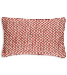Wicker Cushion 43 x 35cm by Fermoie Red