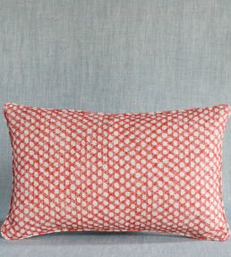 Wicker Cushion 43 x 35cm by Fermoie Red