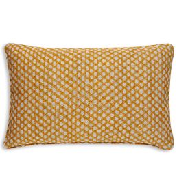 Wicker Cushion 43 x 35cm by Fermoie Yellow
