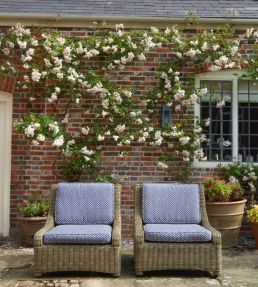 Wicker Outdoor Fabric by Fermoie Red