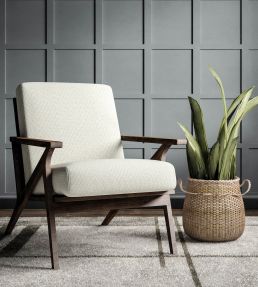 Wicker FR Fabric by Warwick Ivory