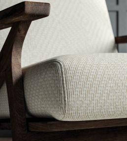 Wicker FR Fabric by Warwick Ivory
