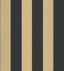 Wide Lines Wallpaper by Caselio Noir Doree