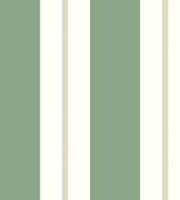 Wide Multi Stripe Wallpaper by Ohpopsi Moss