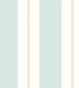 Wide Multi Stripe Wallpaper by Ohpopsi Seafoam