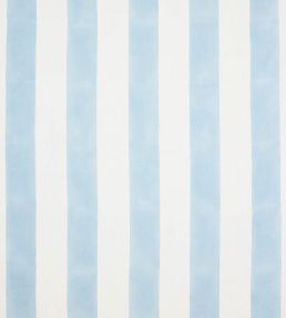 Wide Stripe Fabric by Molly Mahon Blue