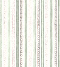 Wiggle Stripe Wallpaper by DADO 03 Green and Pink