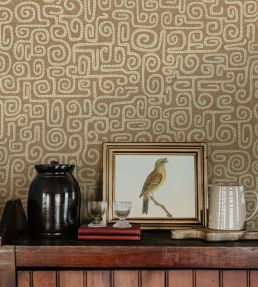 Wiggleton Wallpaper by Josephine Munsey Brown