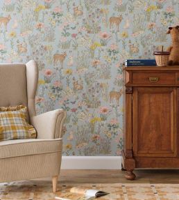 Wonderland Wallpaper by Eijffinger Bluebell