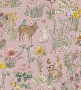 Wonderland Wallpaper by Eijffinger Blush