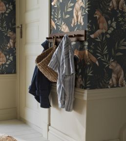 Wild Forest Wallpaper by Borastapeter Navy