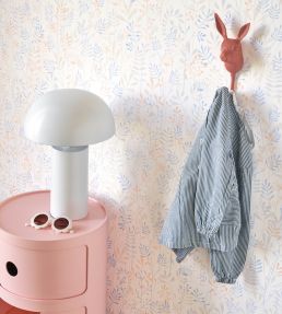 Wild Garden Wallpaper by Casadeco Bleu Ciel