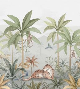 Wild Jungle Mural by Borastapeter Multi