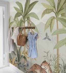 Wild Jungle Mural by Borastapeter Multi