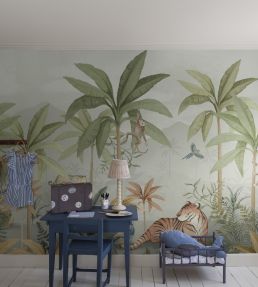 Wild Jungle Mural by Borastapeter Multi