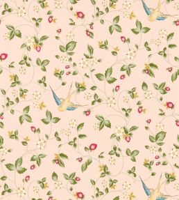 Wild Strawberry Wallpaper by Clarke & Clarke Blush