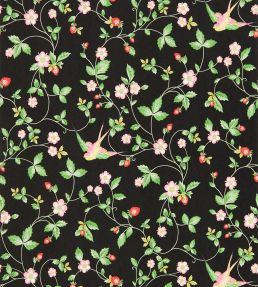 Wild Strawberry Wallpaper by Clarke & Clarke Noir