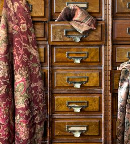 Wild Things Fabric by Mulberry Home Plum