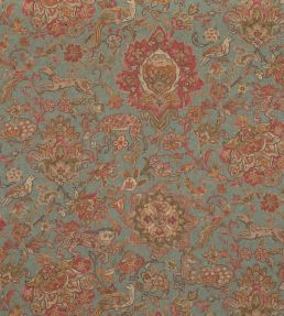 Wild Things Fabric by Mulberry Home Teal