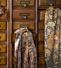 Wild Things Fabric by Mulberry Home Woodsmoke