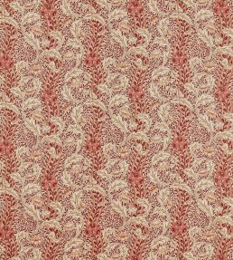 Wild Tulip & Vine Fabric by Morris & Co Linen/Plum