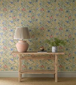 Wild Tulip & Vine Wallpaper by Morris & Co Multi