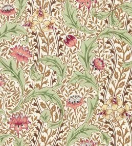 Wild Tulip & Vine Wallpaper by Morris & Co Rose/Linen