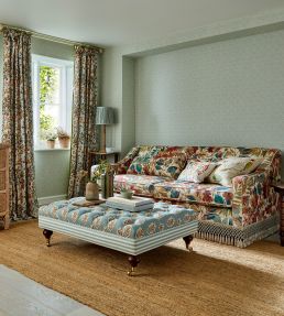Wild Tulip Fabric by Sanderson Amber/Cream