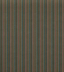 Wilde Stripe Fabric by Mulberry Home Teal
